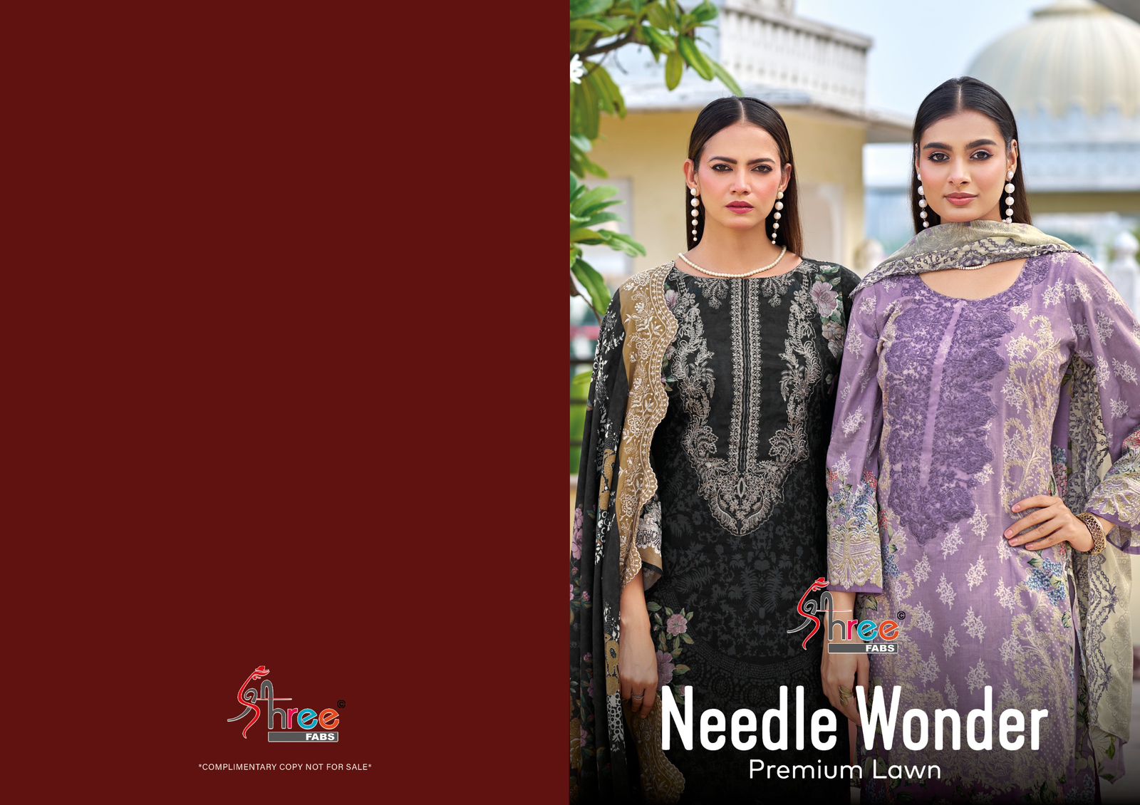 Shree Fab – Needle Wonder Premium lawn Cotton Duptta