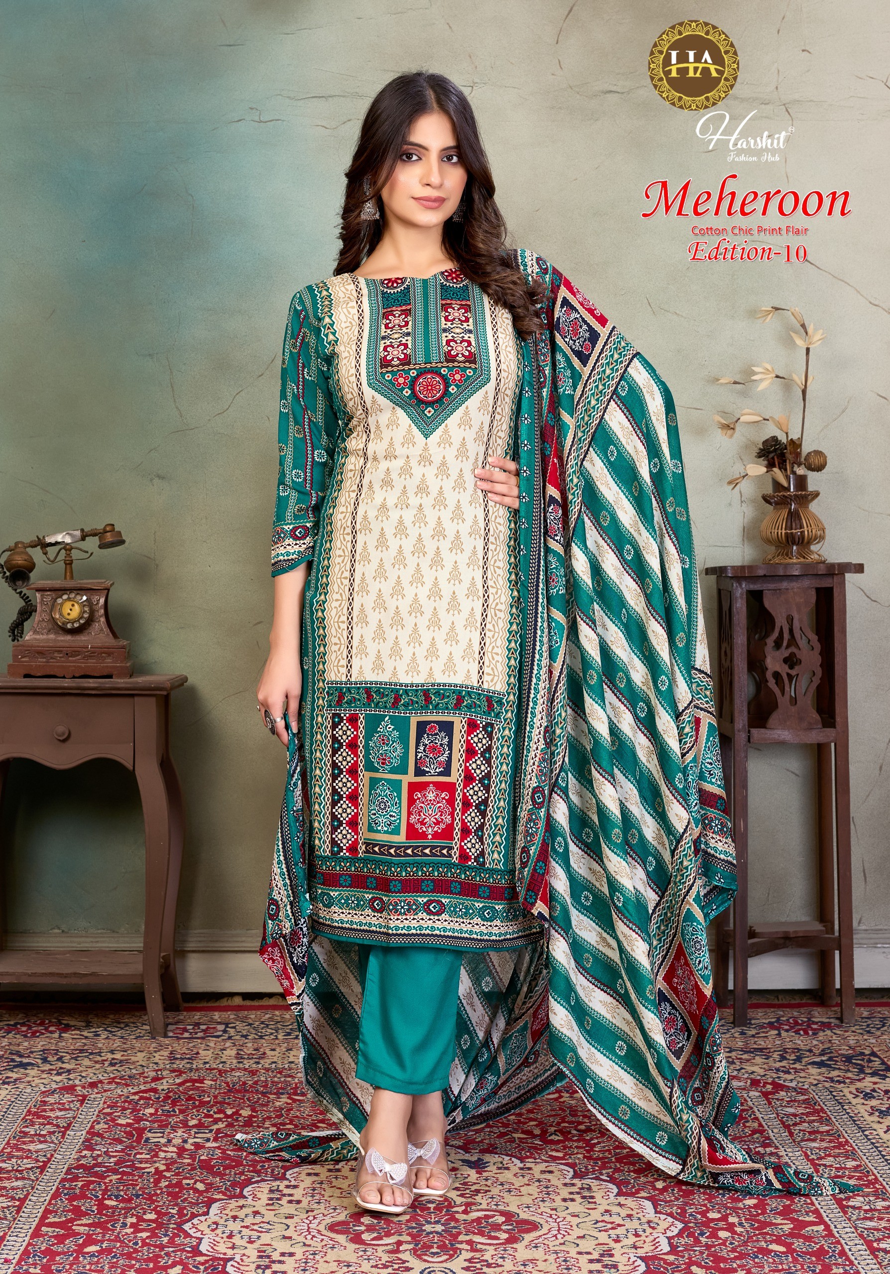 Harshit Fashion – Mehroon vol.10