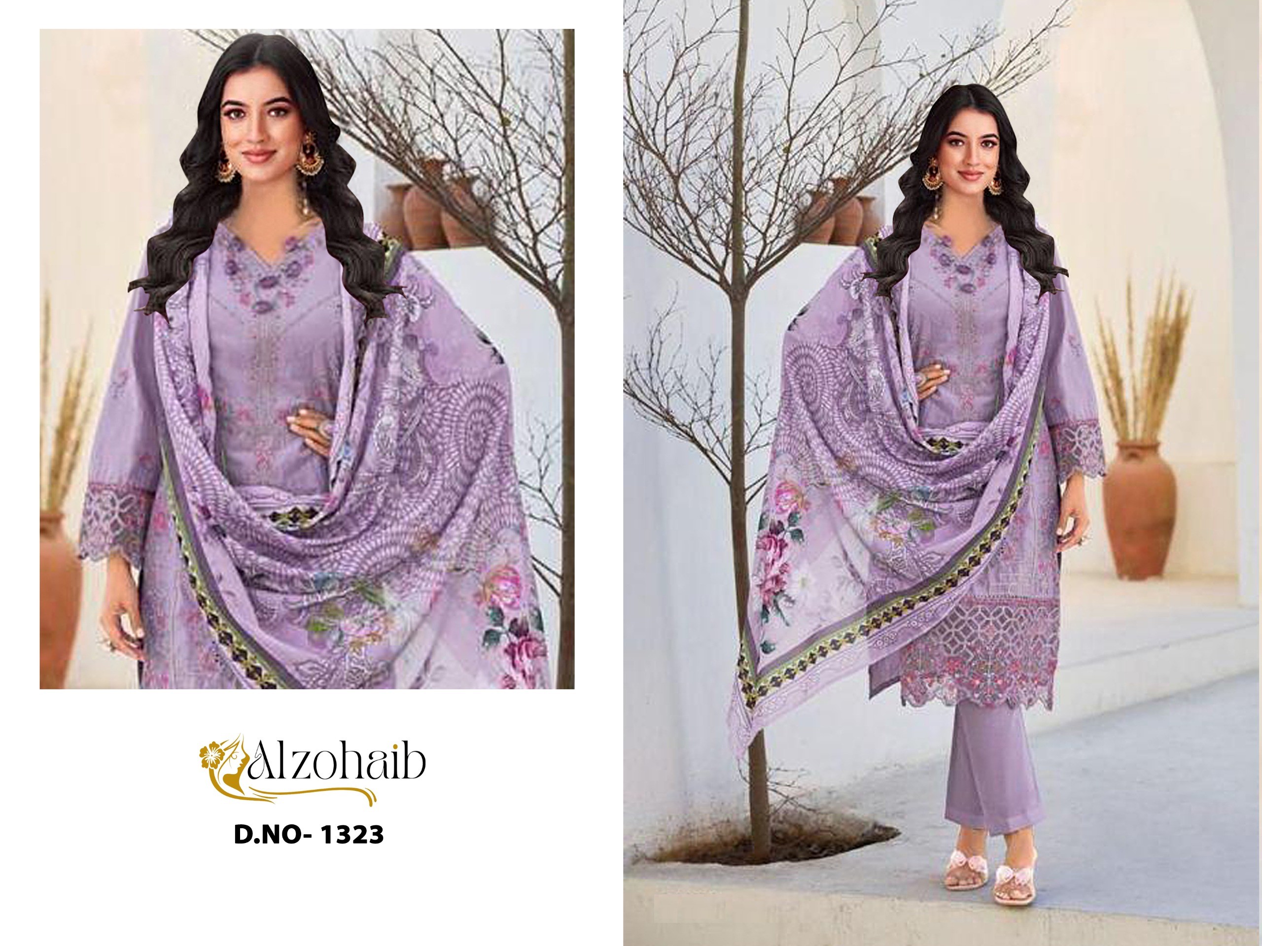 Al Zohaib – Yasmin Cotton Duptta