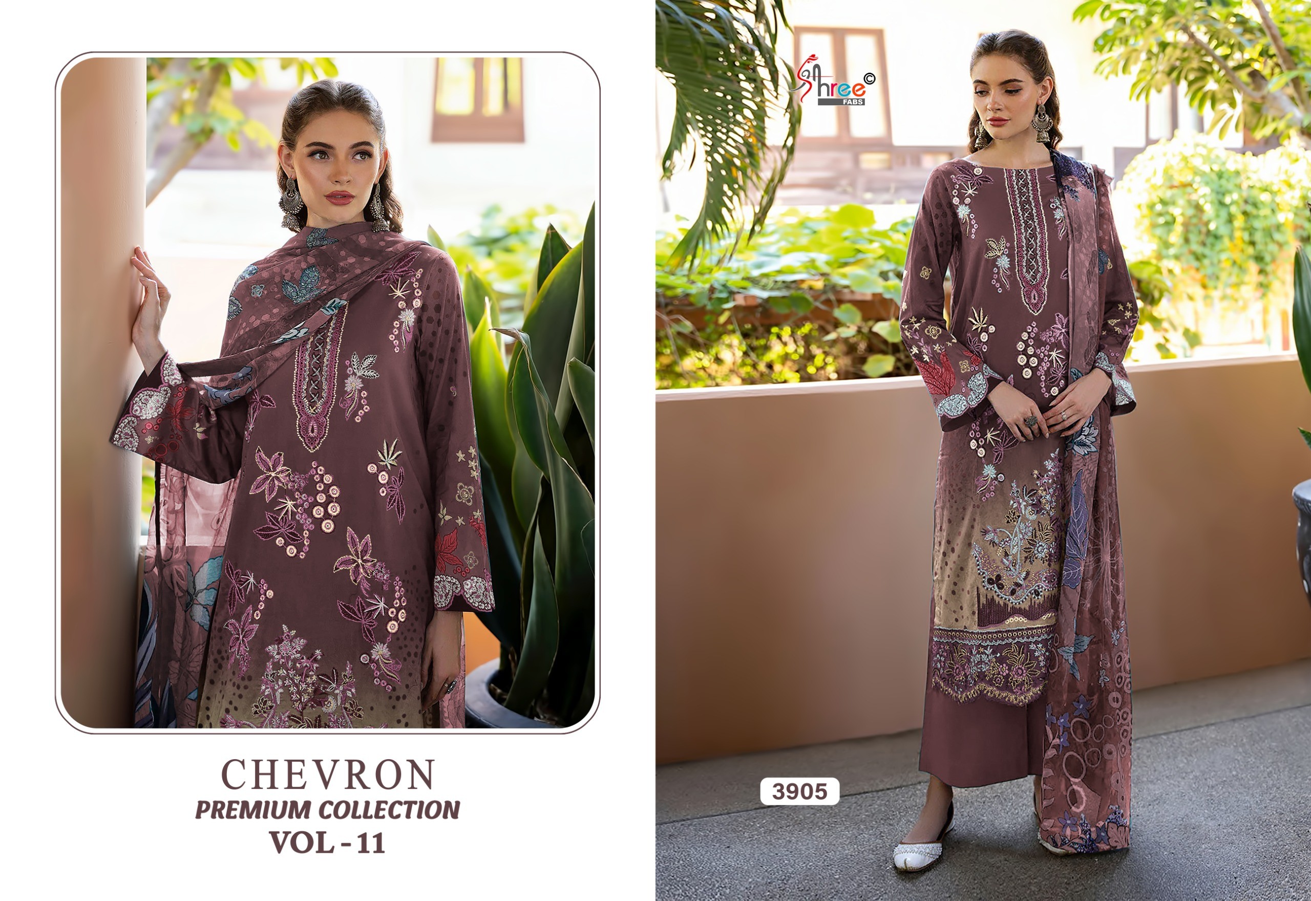 Shree Fab – Chevron premium Collection 11 Cotton Duptta