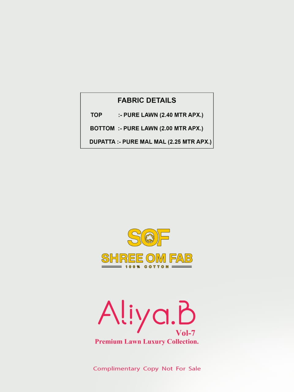 Shree Om Fab – Aliya B vol.7