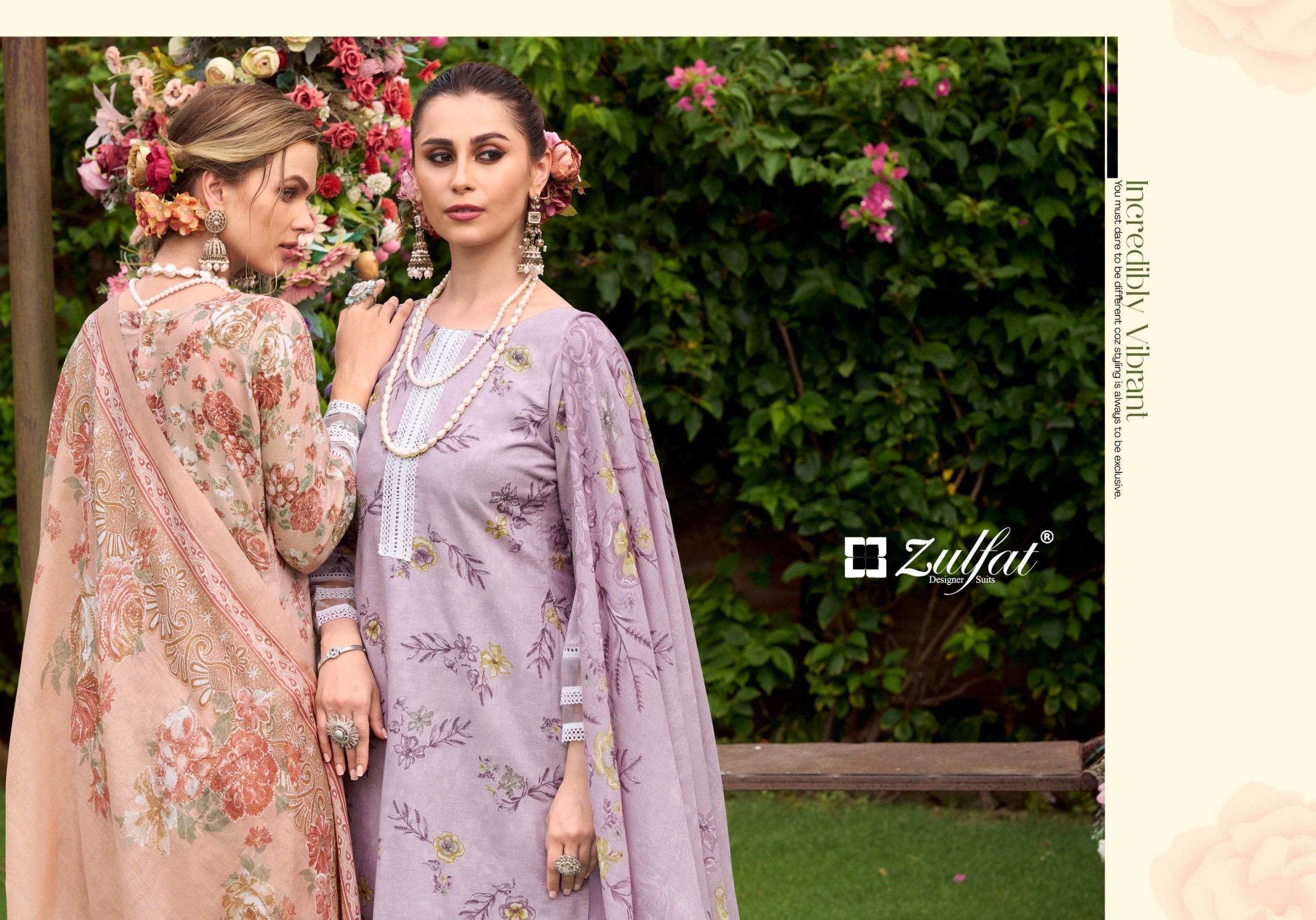 Zulfat Designer Suits – Sababahaar