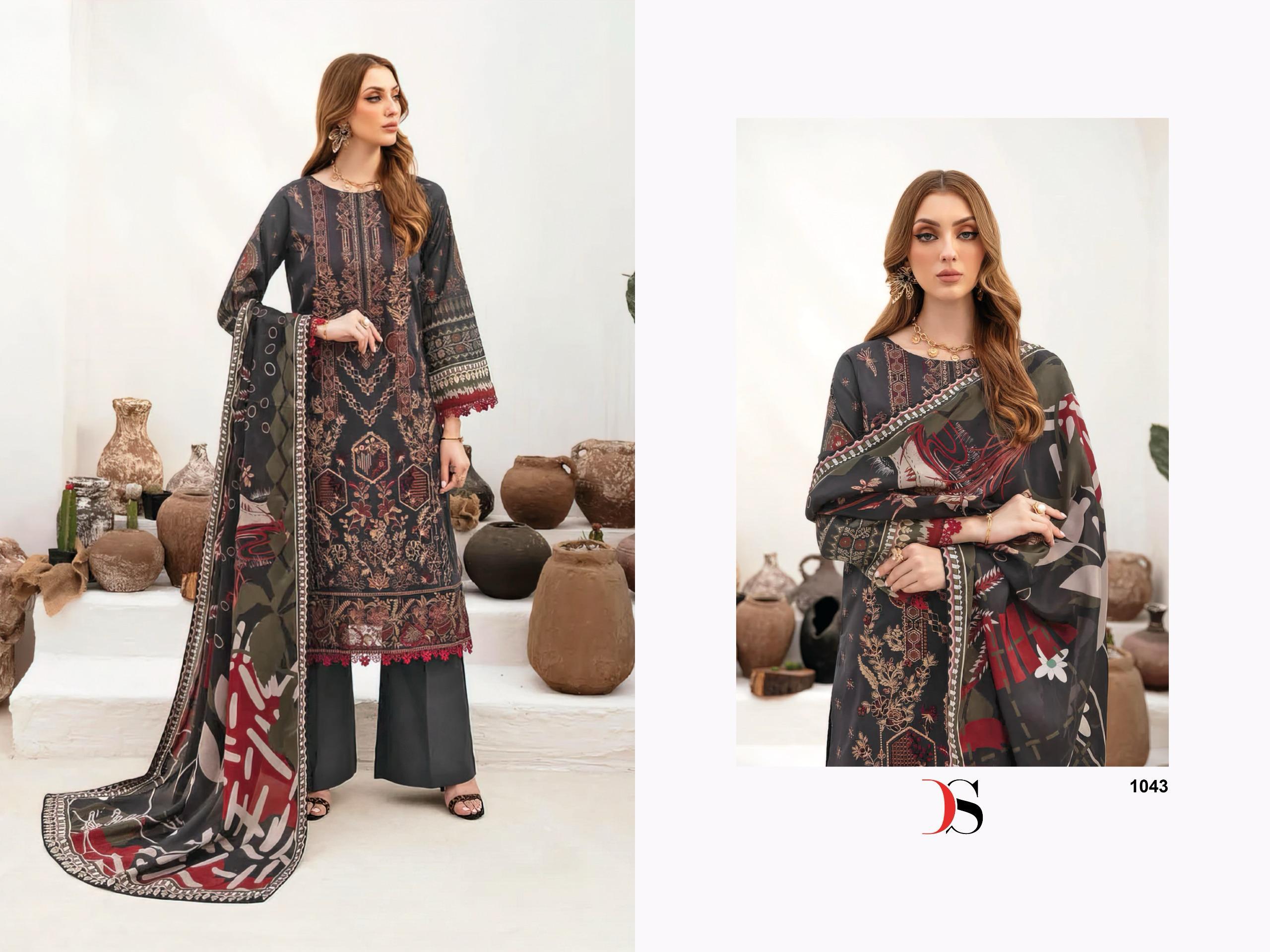 DEEPSY SUITS – Chevron Vol.15 Cotton Duptta