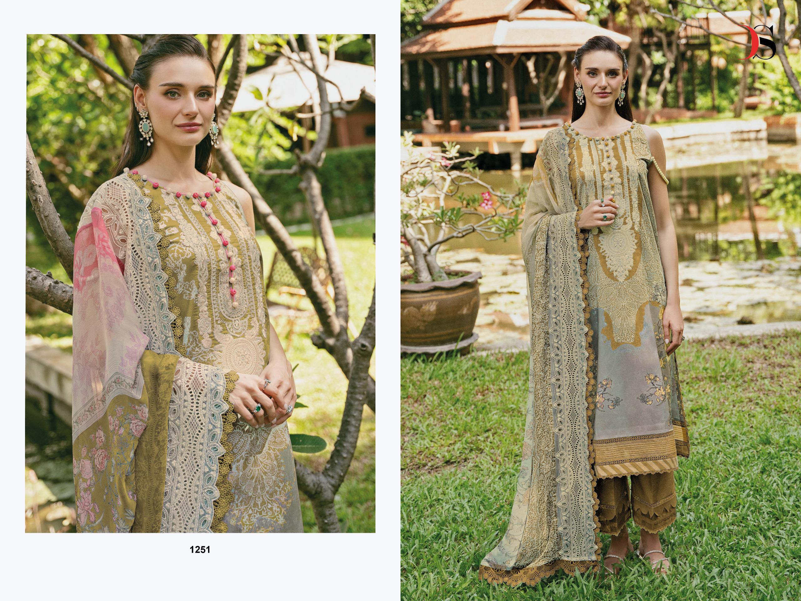 DEEPSY SUITS – Jade neeedle wonder 25-3 Cotton Duptta