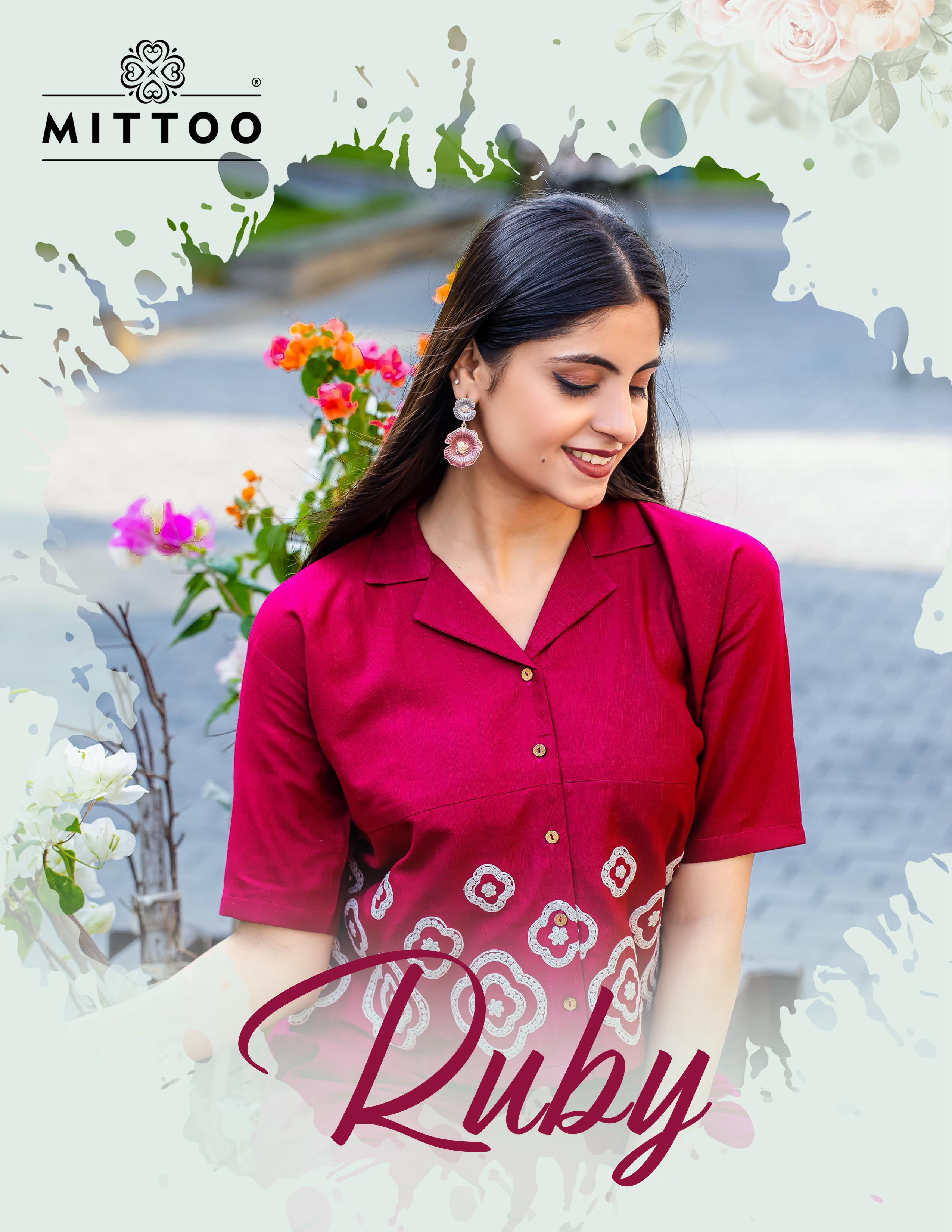 Mittoo – Ruby     Kurti Wholesale Catalog Festival