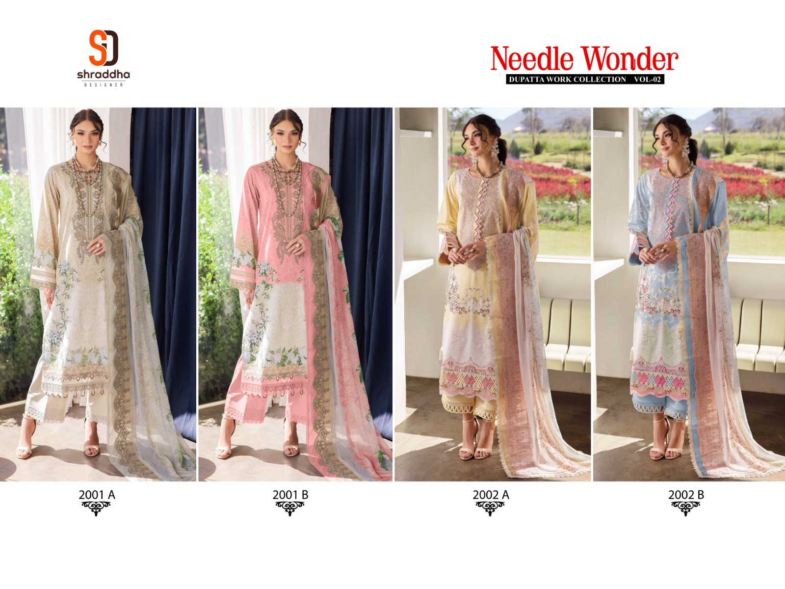 SHARADDHA DESIGNER – Needle Wonder vol.2 Cotton Duptta
