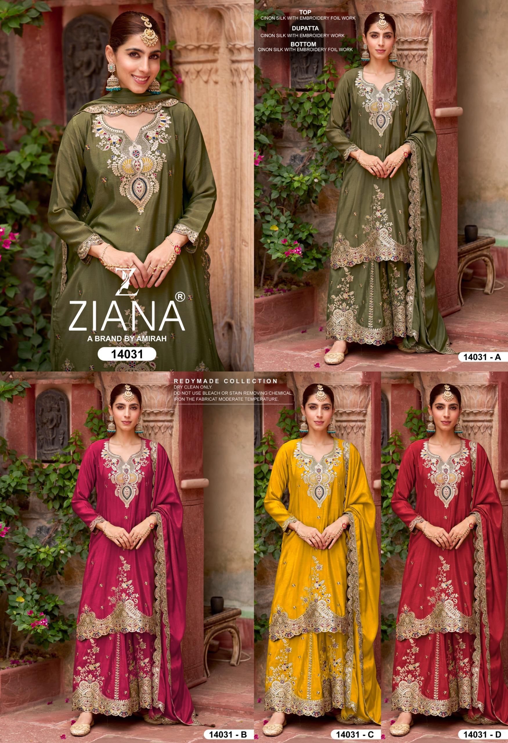 Zaina – D.No.14031     Readymade Wholesale Catalog Any Occasion