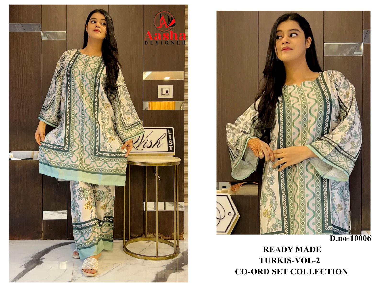 Aasha Designer – Turkis Vol.2
