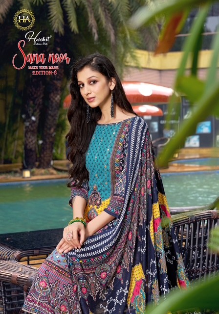 Harshit Fashion – Sana Noor Vol.8
