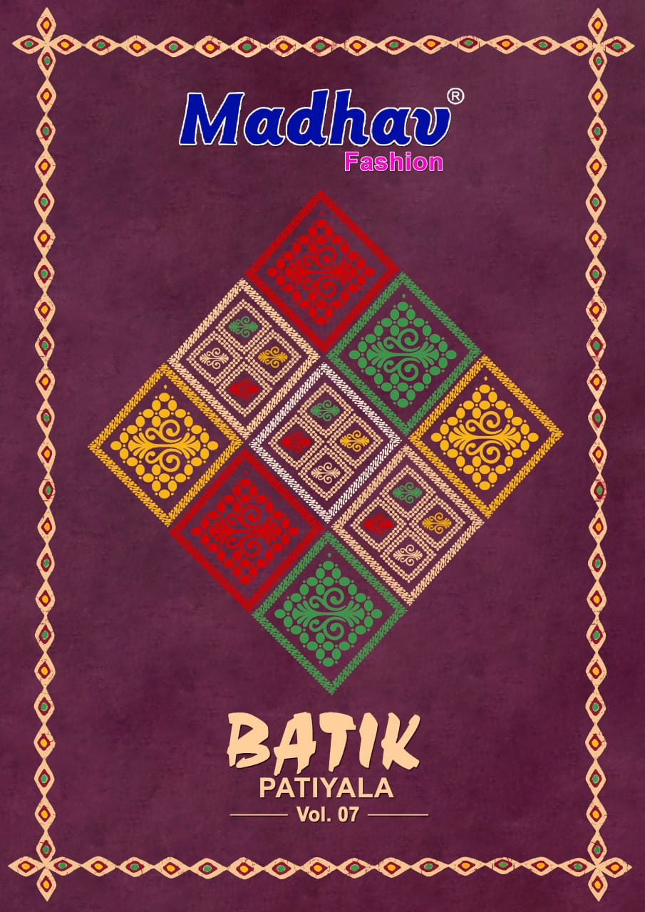 Madhav Fashion – Batik Patiyala vol.7
