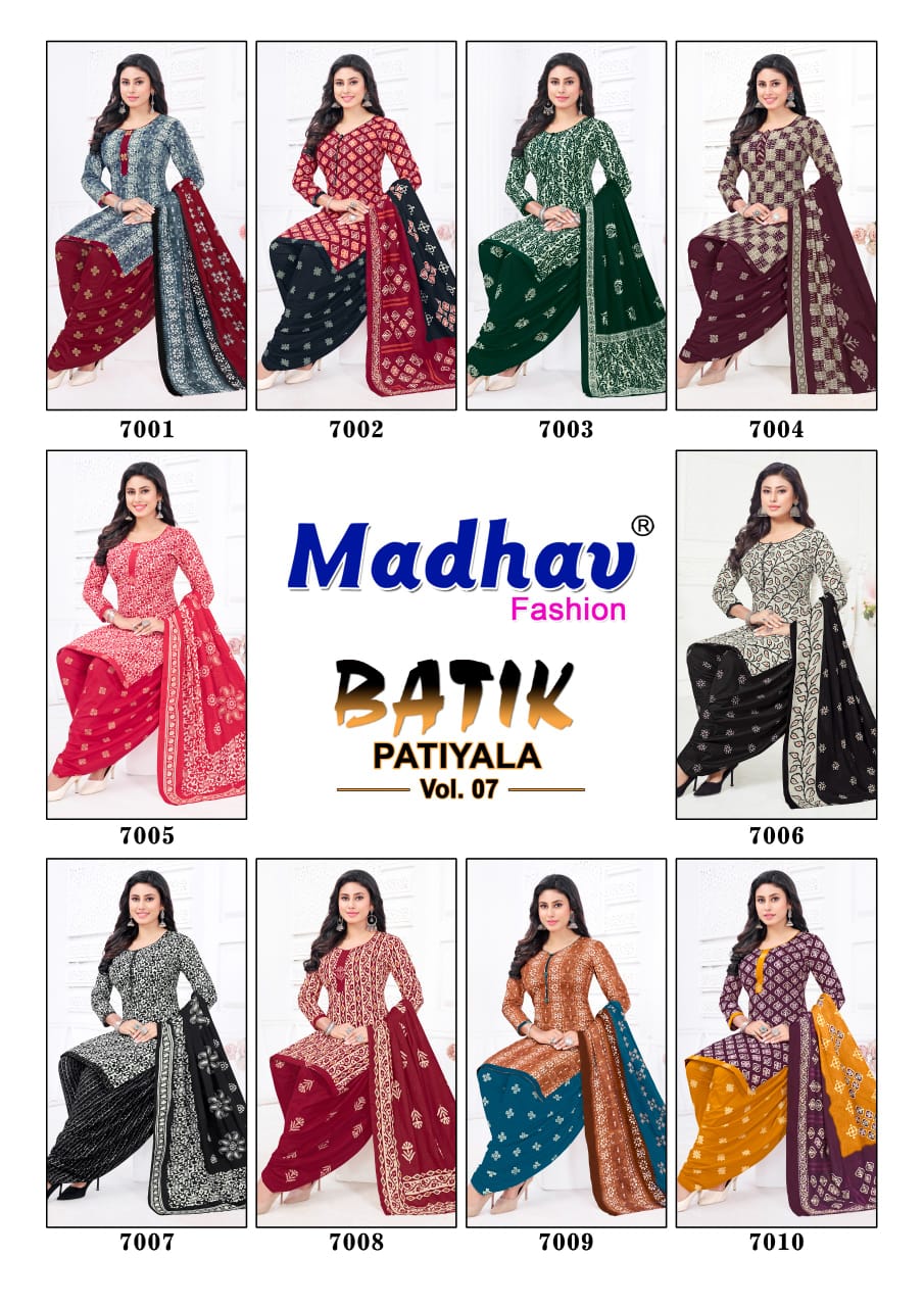 Madhav Fashion – Batik Patiyala vol.7