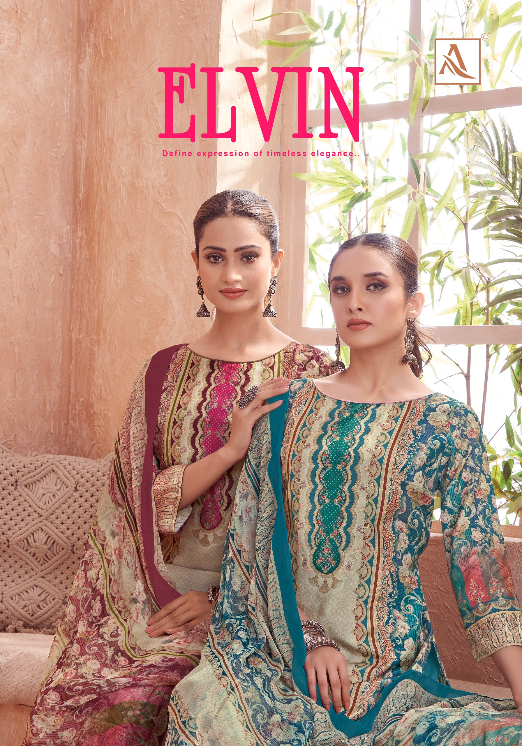 Alok Suit – Elvin     Salwar Suit Wholesale Catalog Any Occasion