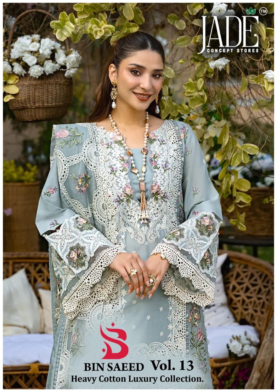 Jade – Bin Saeed Vol.3     Salwar Suit Wholesale Catalog Any Occasion