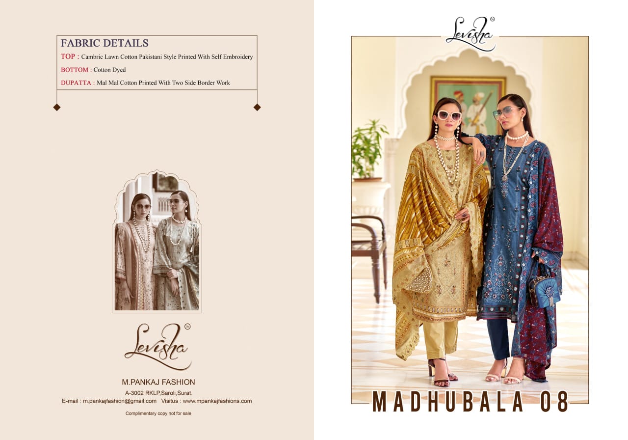 Levisha – Madhubala Vol.8     Salwar Suit Wholesale Catalog Ceremony