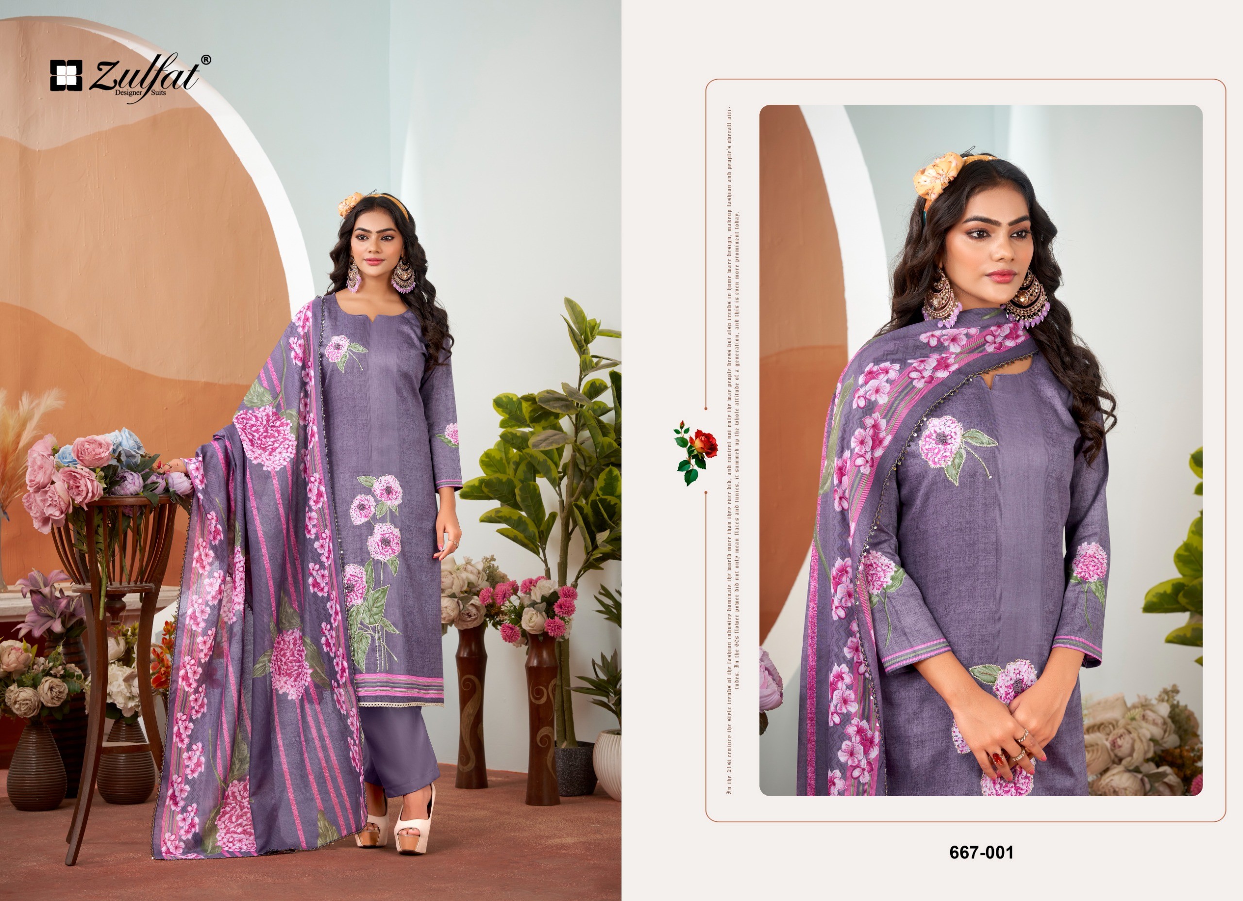 Zulfat Designer Suits – Roshni