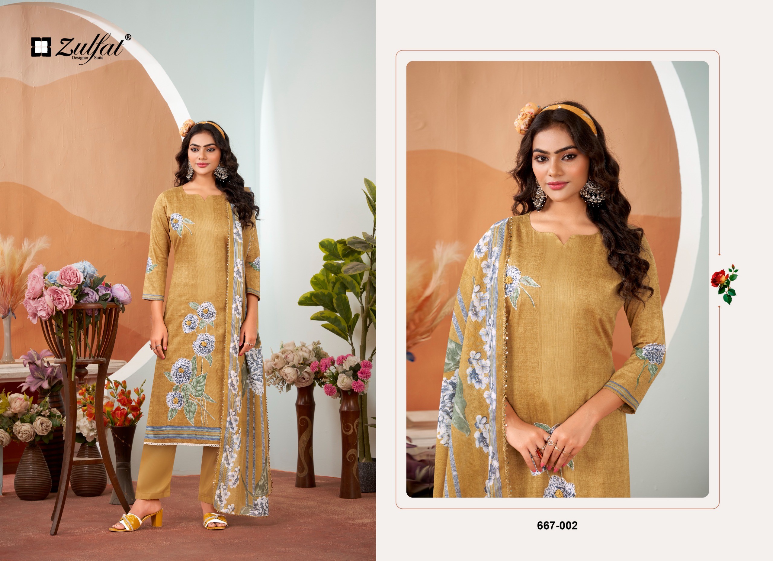 Zulfat Designer Suits – Roshni