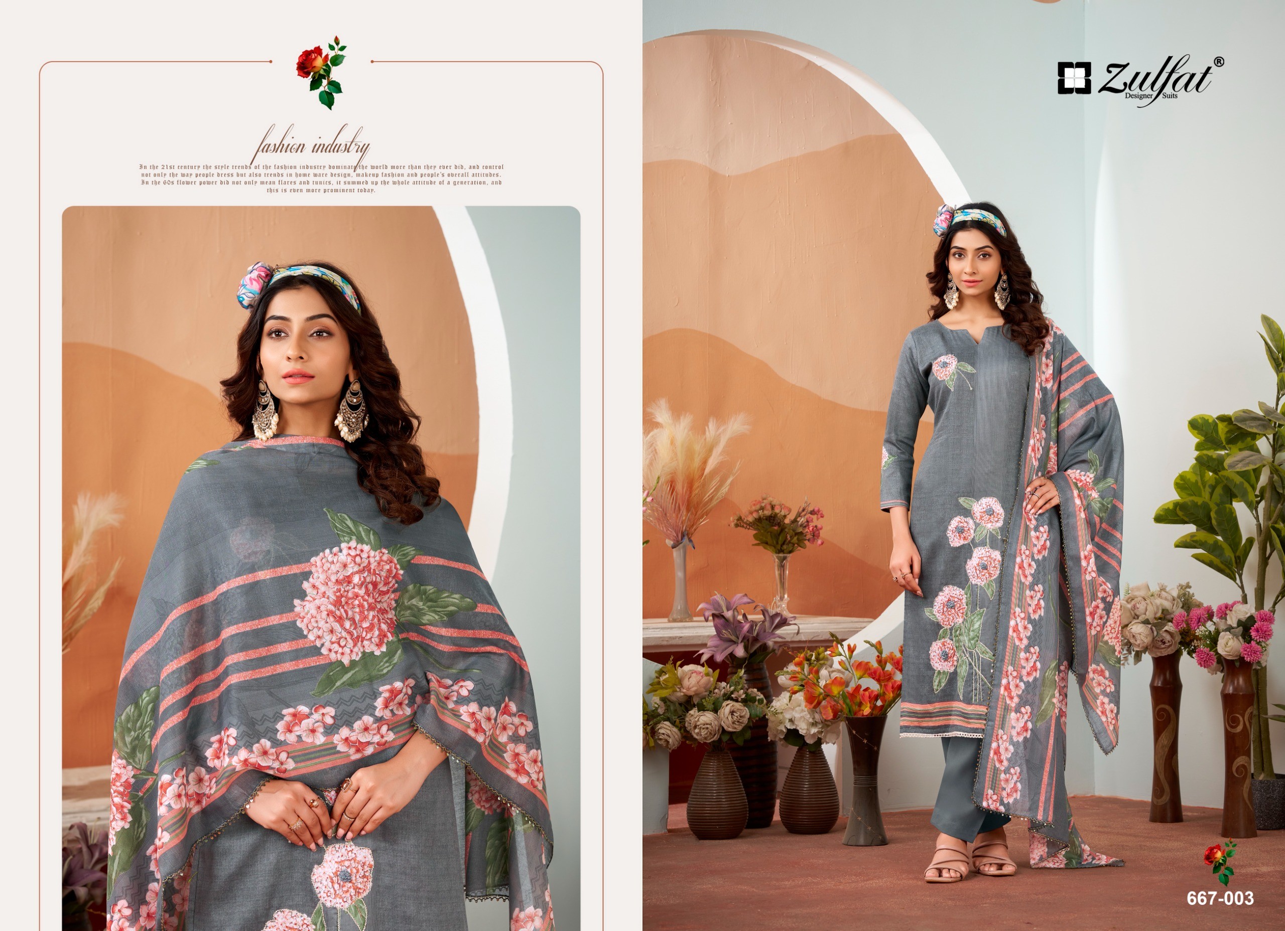 Zulfat Designer Suits – Roshni