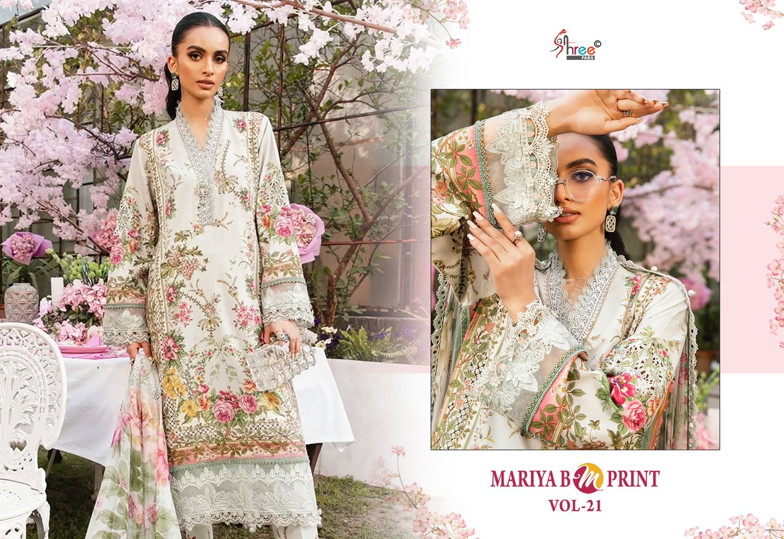 Shree Fab – Mariya B m Print 21 Cotton Duptta