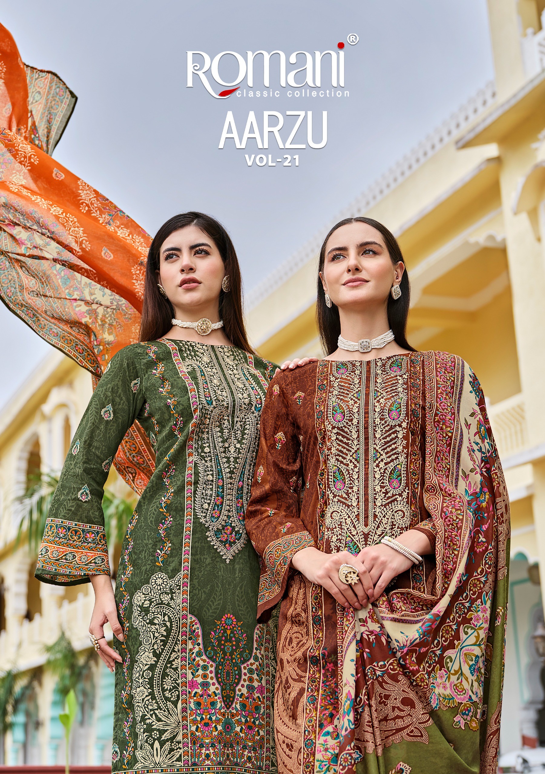 Romani – Aarzu Vol.21     Salwar Suit Wholesale Catalog Any Occasion