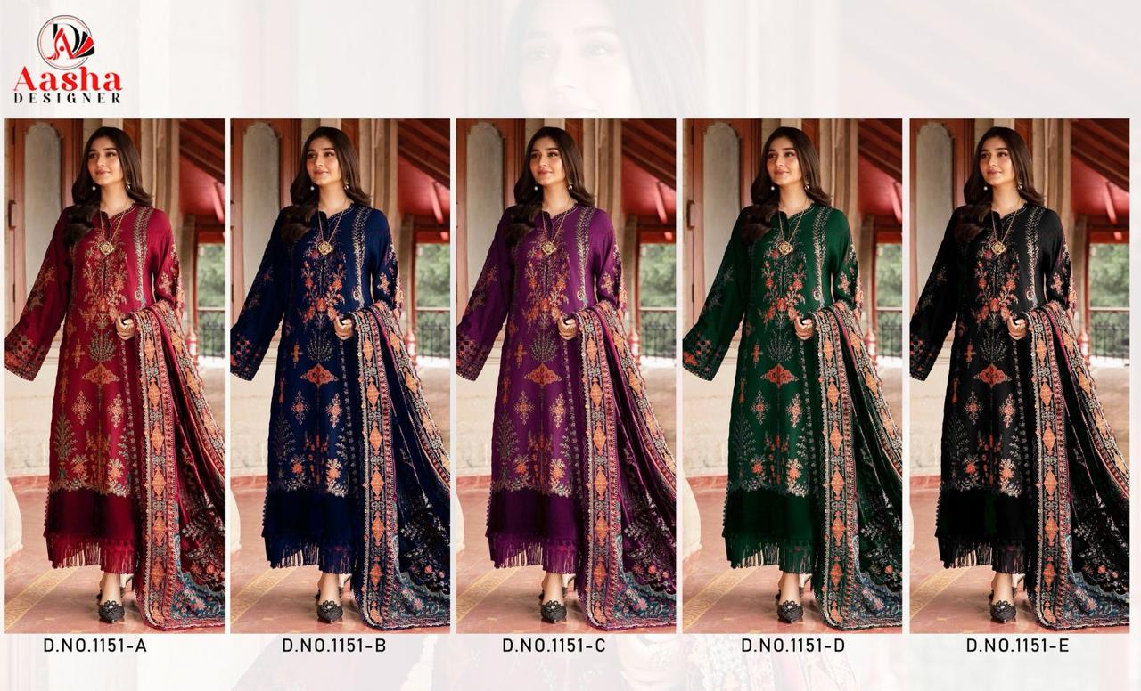 Aasha Designer – D.No.1151 Ciffon Duptta