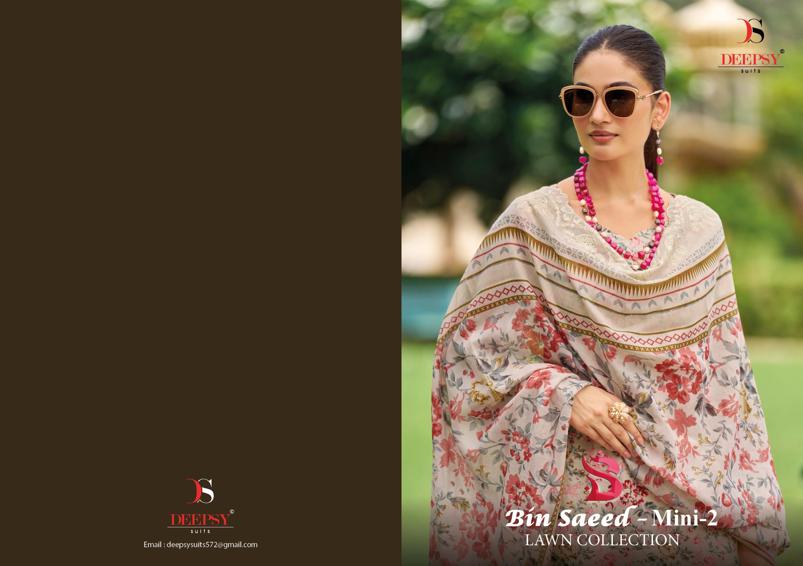 DEEPSY SUITS – Bin Saeed mini -2 Cotton Duptta