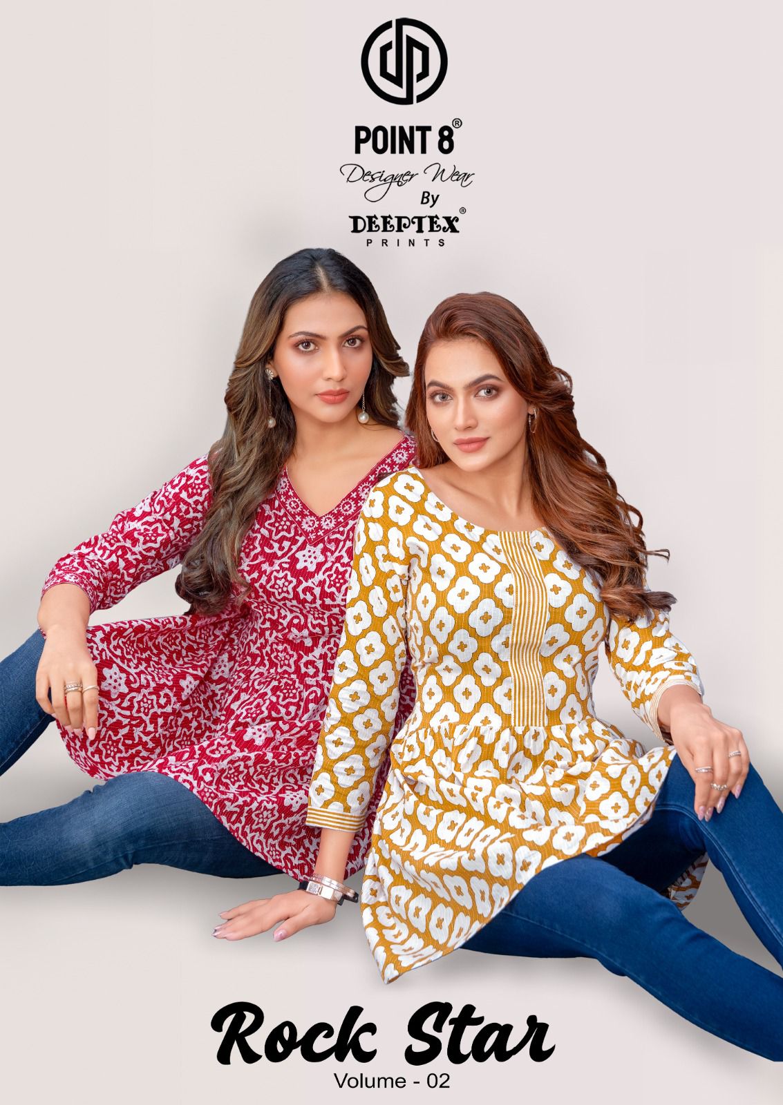 Deeptex Print – Rockstar Vol.2     Kurti Wholesale Catalog Casual Wear