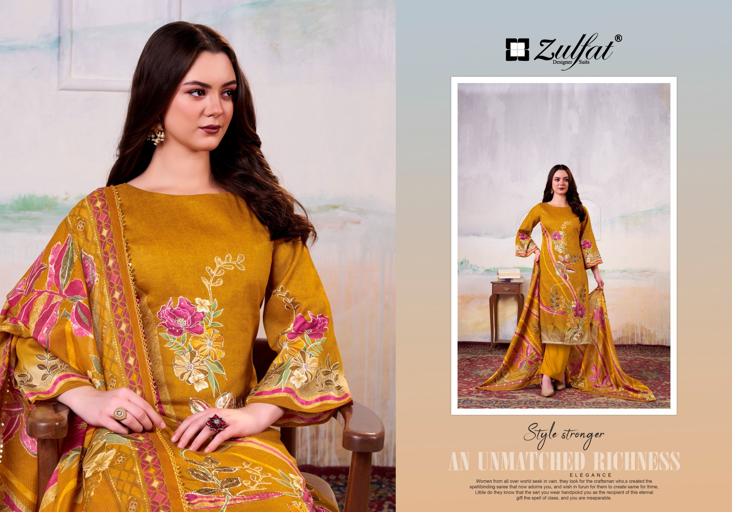 Zulfat Designer Suits – Hayat