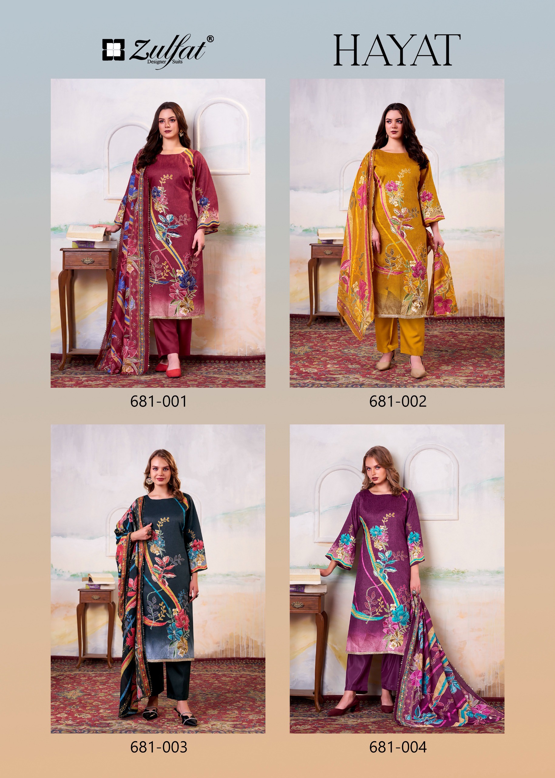 Zulfat Designer Suits – Hayat