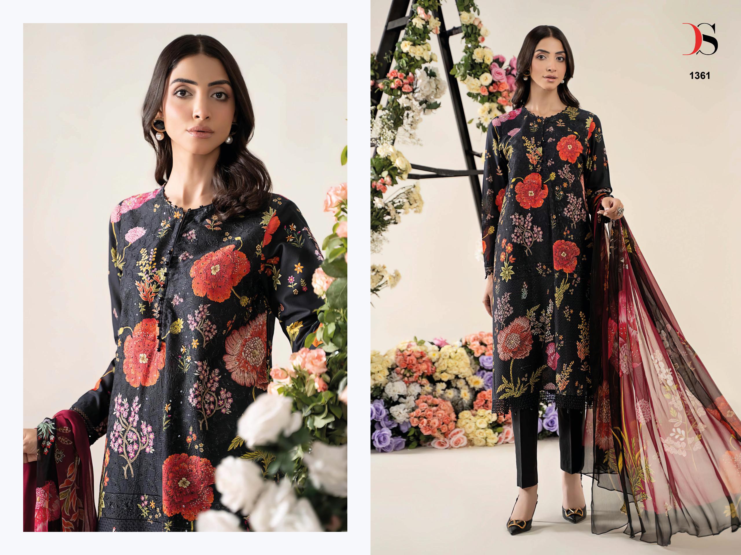 DEEPSY SUITS – Maria B  MPrint 25-3 Cotton Duptta