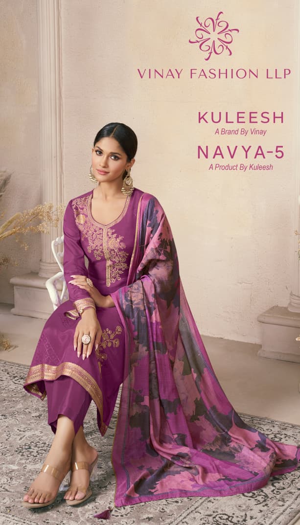 Kuleesh – Navya Vol.5     Salwar Suit Wholesale Catalog Festival