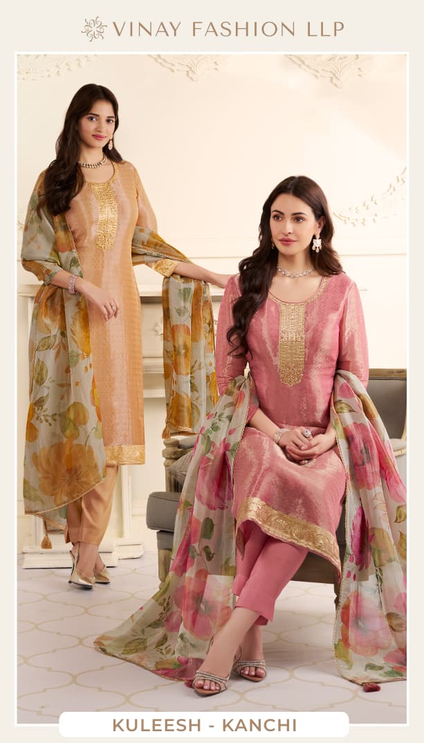 Kuleesh – Kanchi     Salwar Suit Wholesale Catalog Diwali