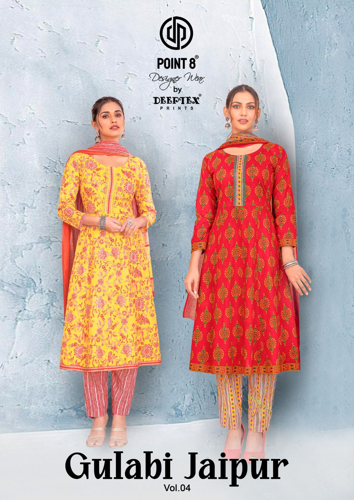 Deeptex Print – Gulabi Jaipuri Vol.4     Readymade Wholesale Catalog Diwali