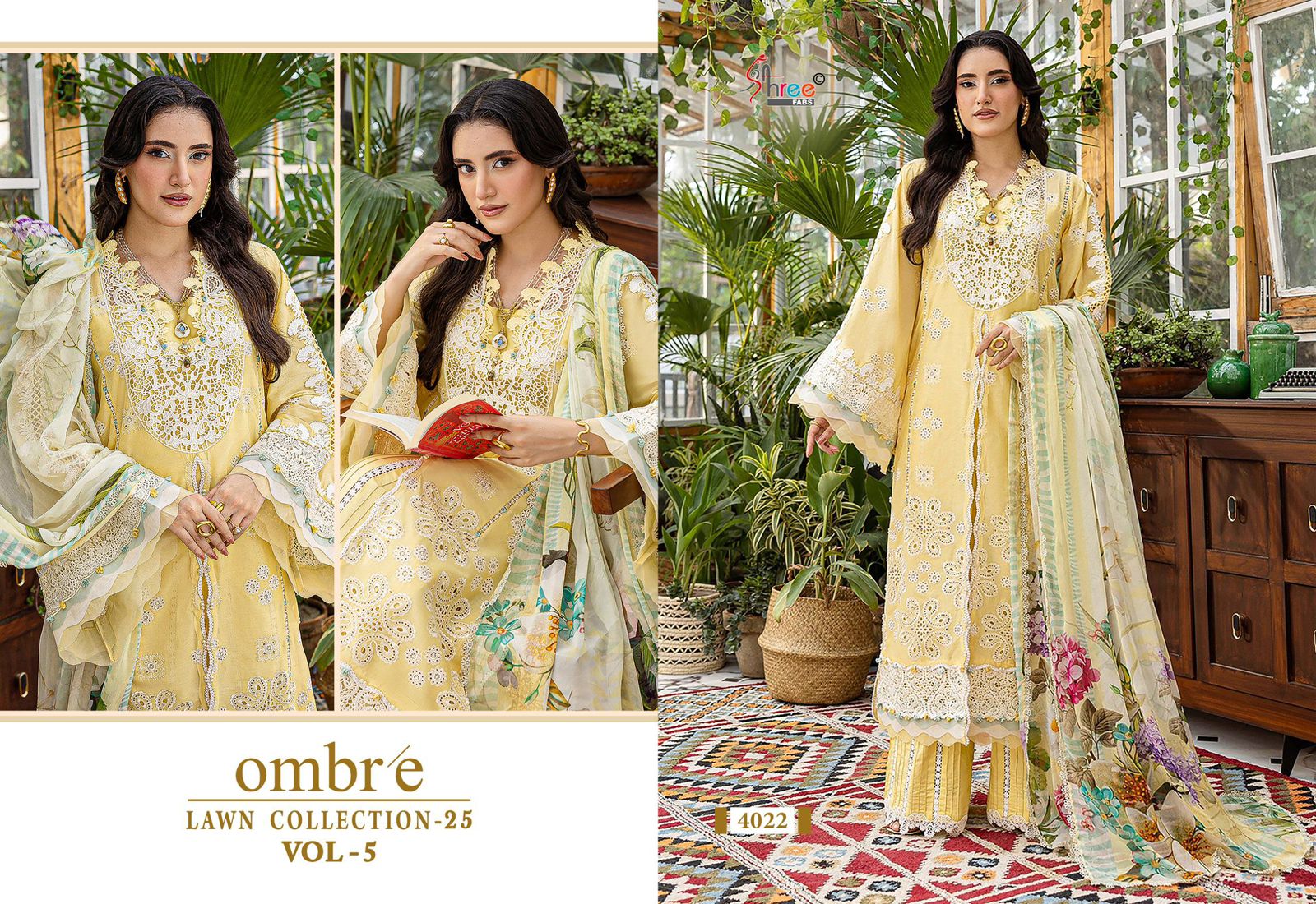 Shree Fab – Ombre lawn collection vol.5 Cotton Duptta