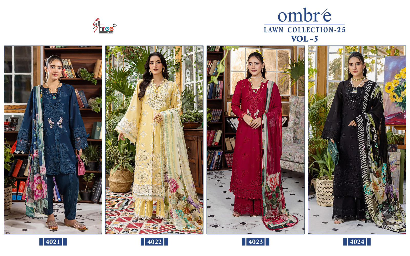Shree Fab – Ombre lawn collection vol.5 Cotton Duptta