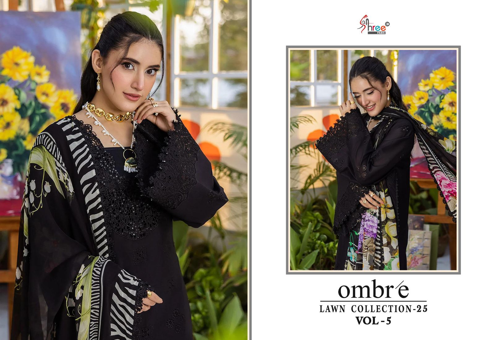 Shree Fab – Ombre lawn collection vol.5 Cotton Duptta