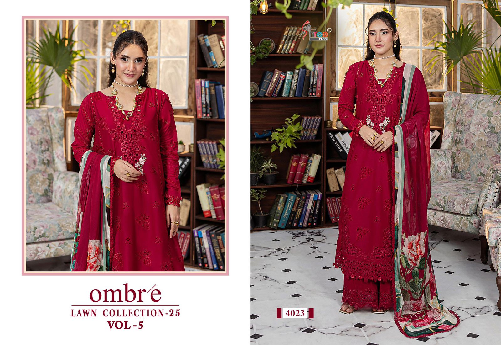 Shree Fab – Ombre lawn collection vol.5 Cotton Duptta
