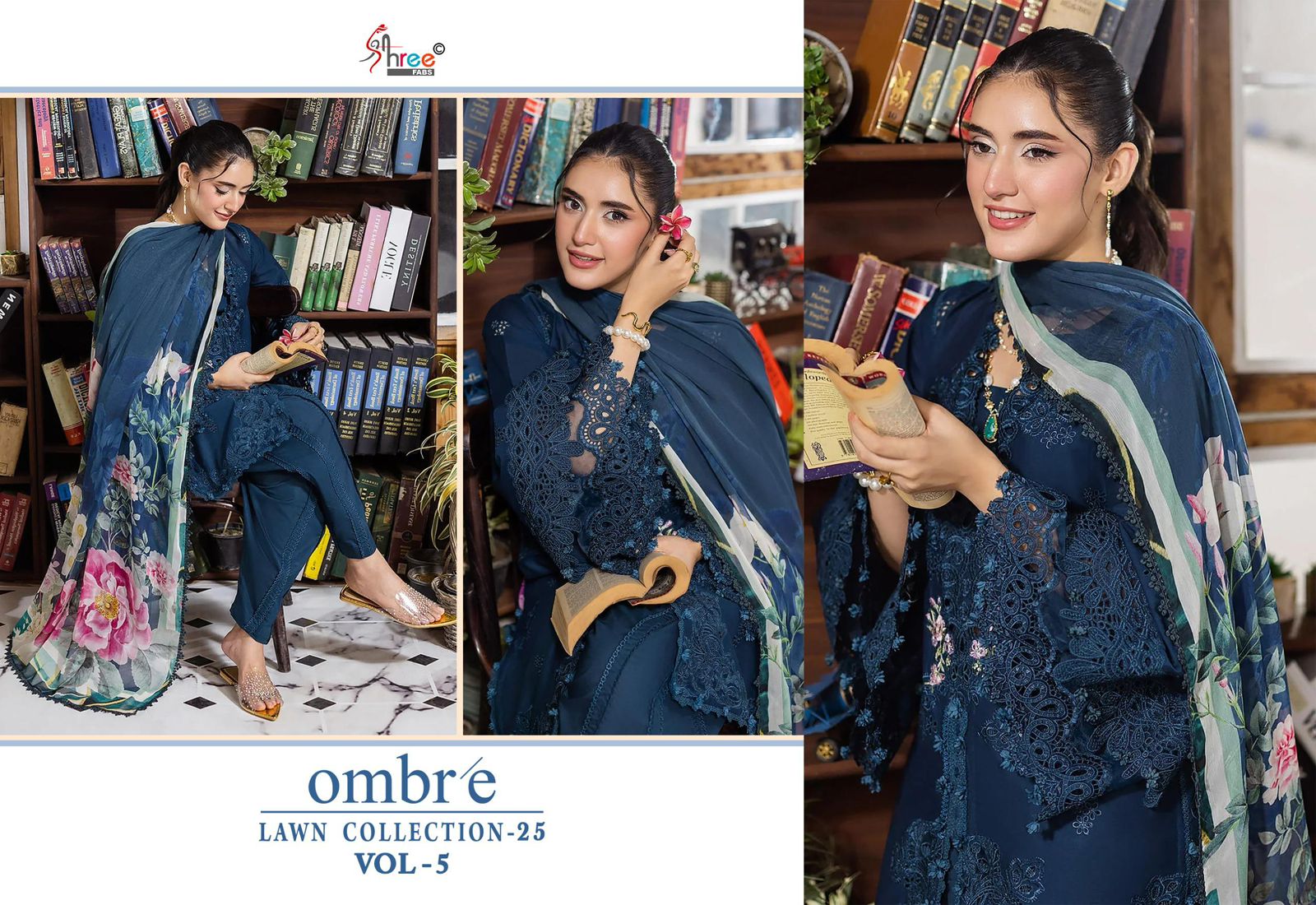 Shree Fab – Ombre lawn collection vol.5 Cotton Duptta