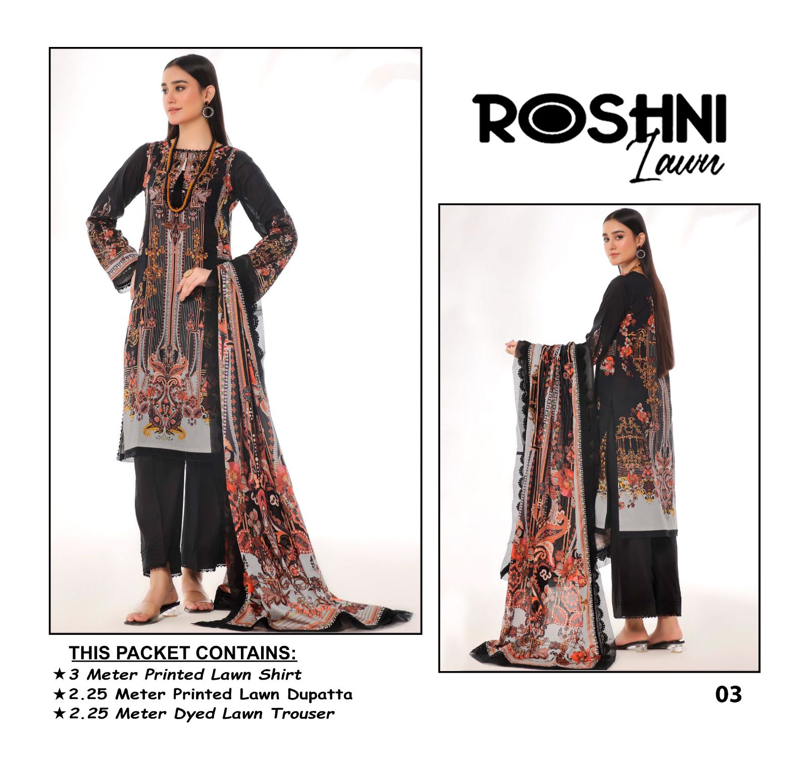 Zesh Textile – Roshni Lawn