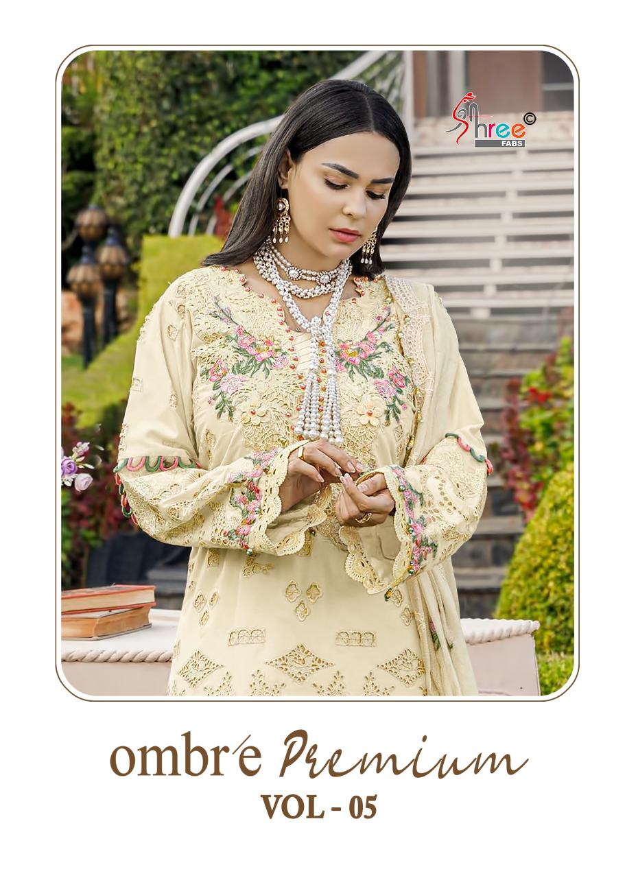 Shree Fab – Ombre Premium Vol.5     Salwar Suit Wholesale Catalog Any Occasion
