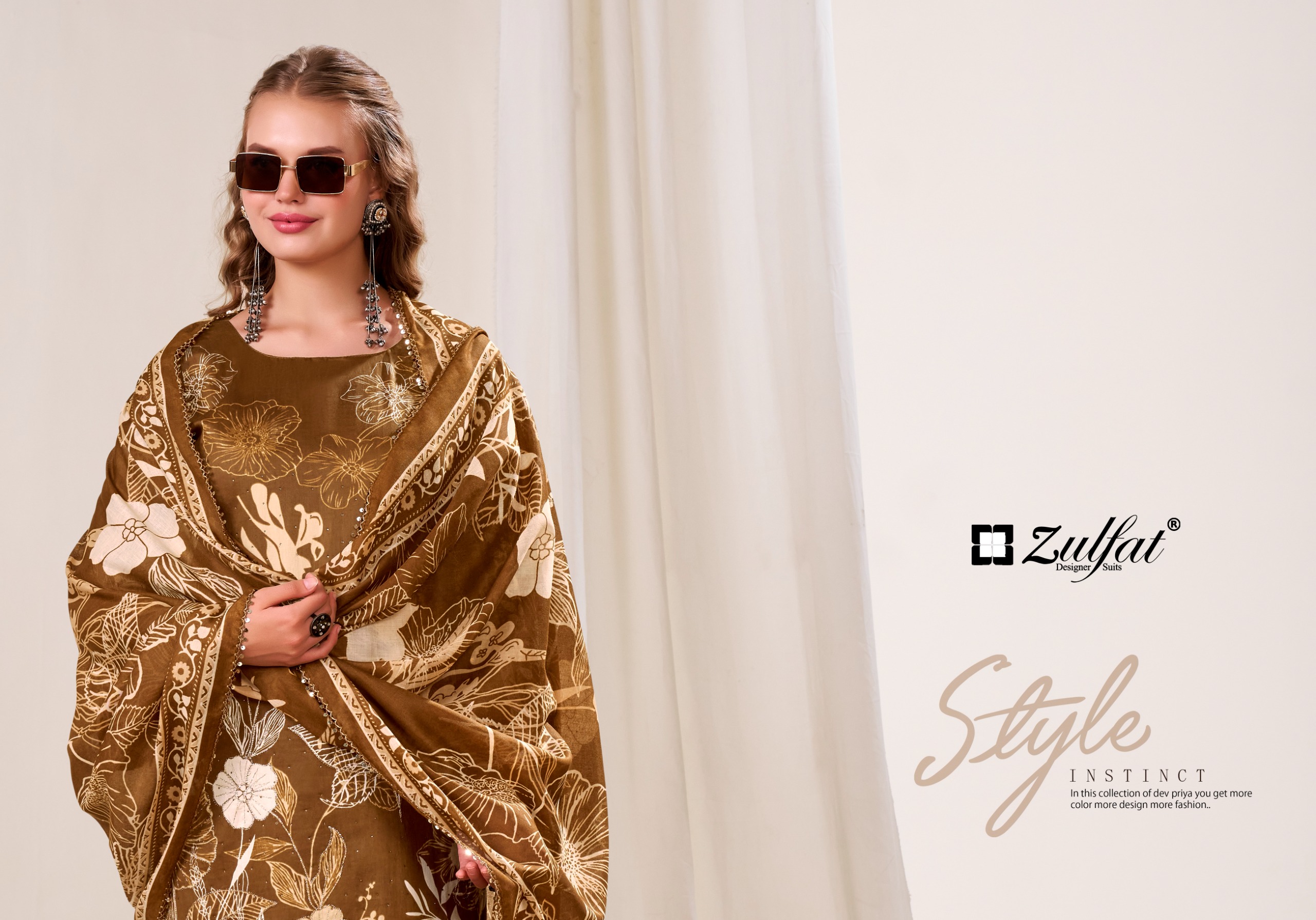 Zulfat Designer Suits – Latifa     Salwar Suit Wholesale Catalog Any Occasion