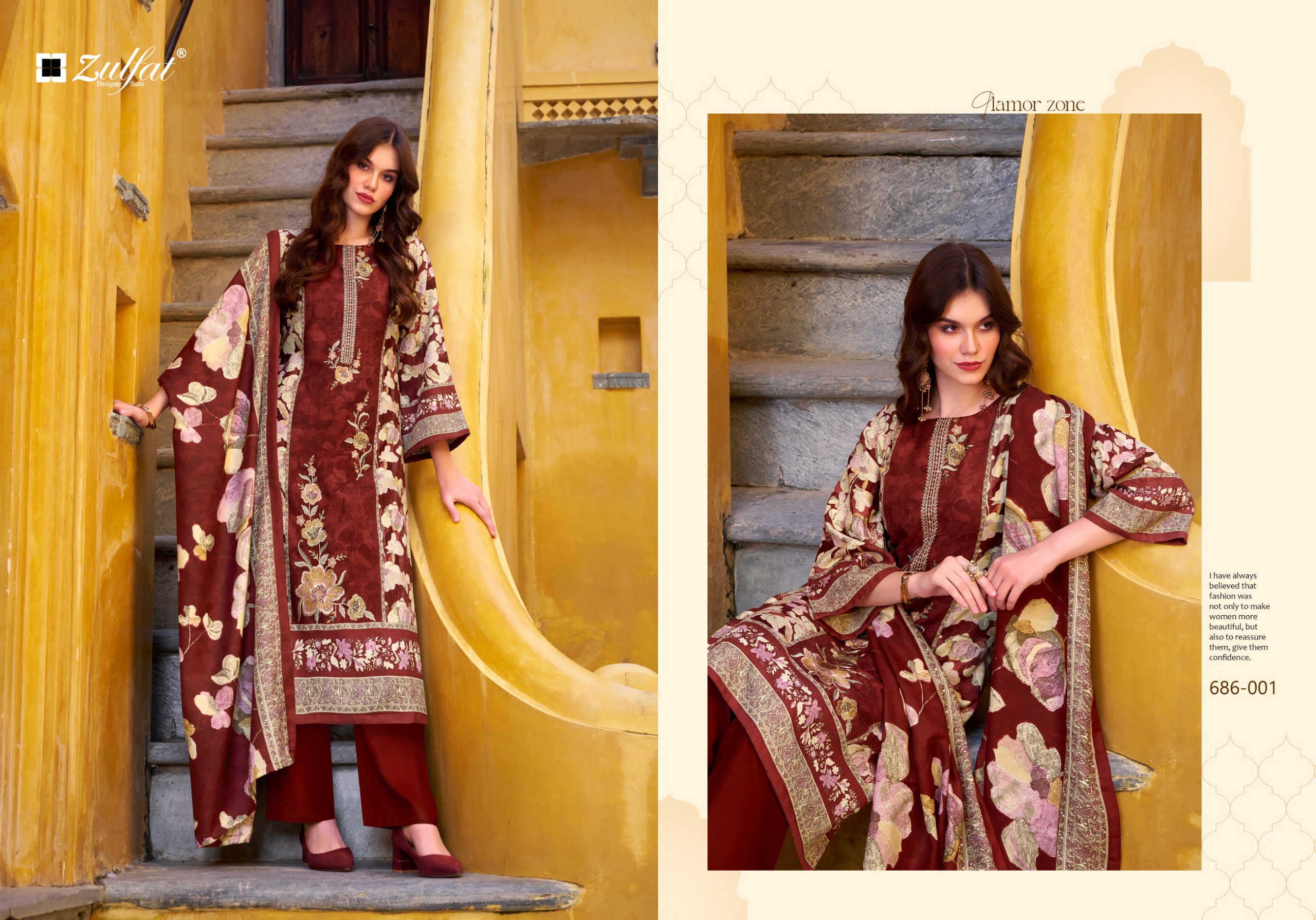 Zulfat Designer Suits – Kalamkaari