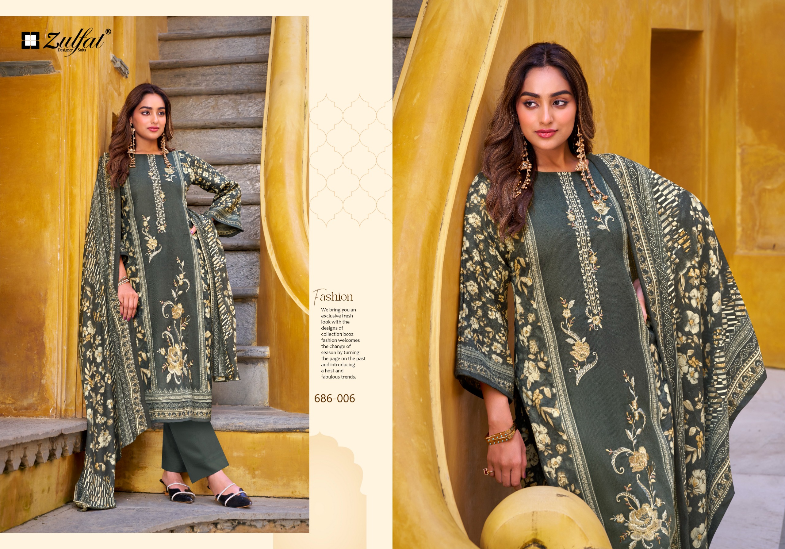 Zulfat Designer Suits – Kalamkaari