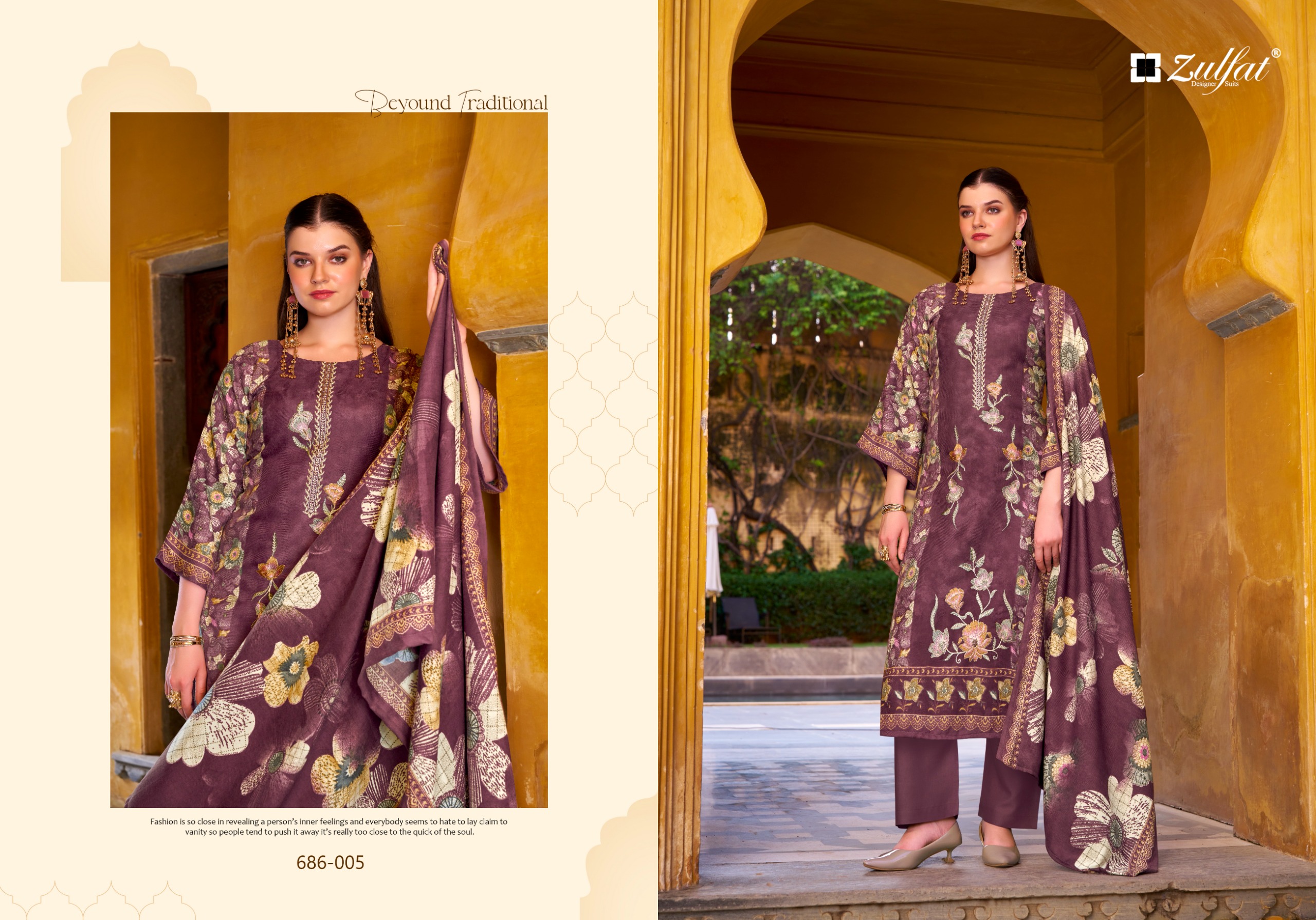 Zulfat Designer Suits – Kalamkaari