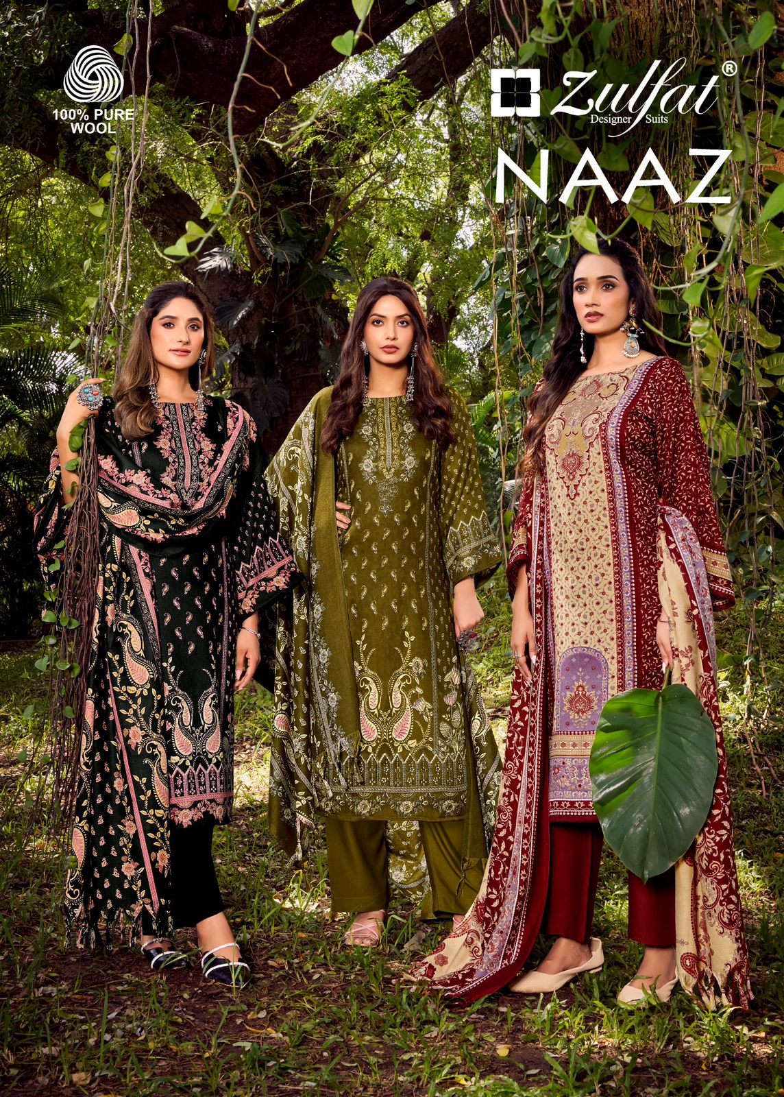 Zulfat Designer Suits – Naaz     Winter Wholesale Catalog Any Occasion