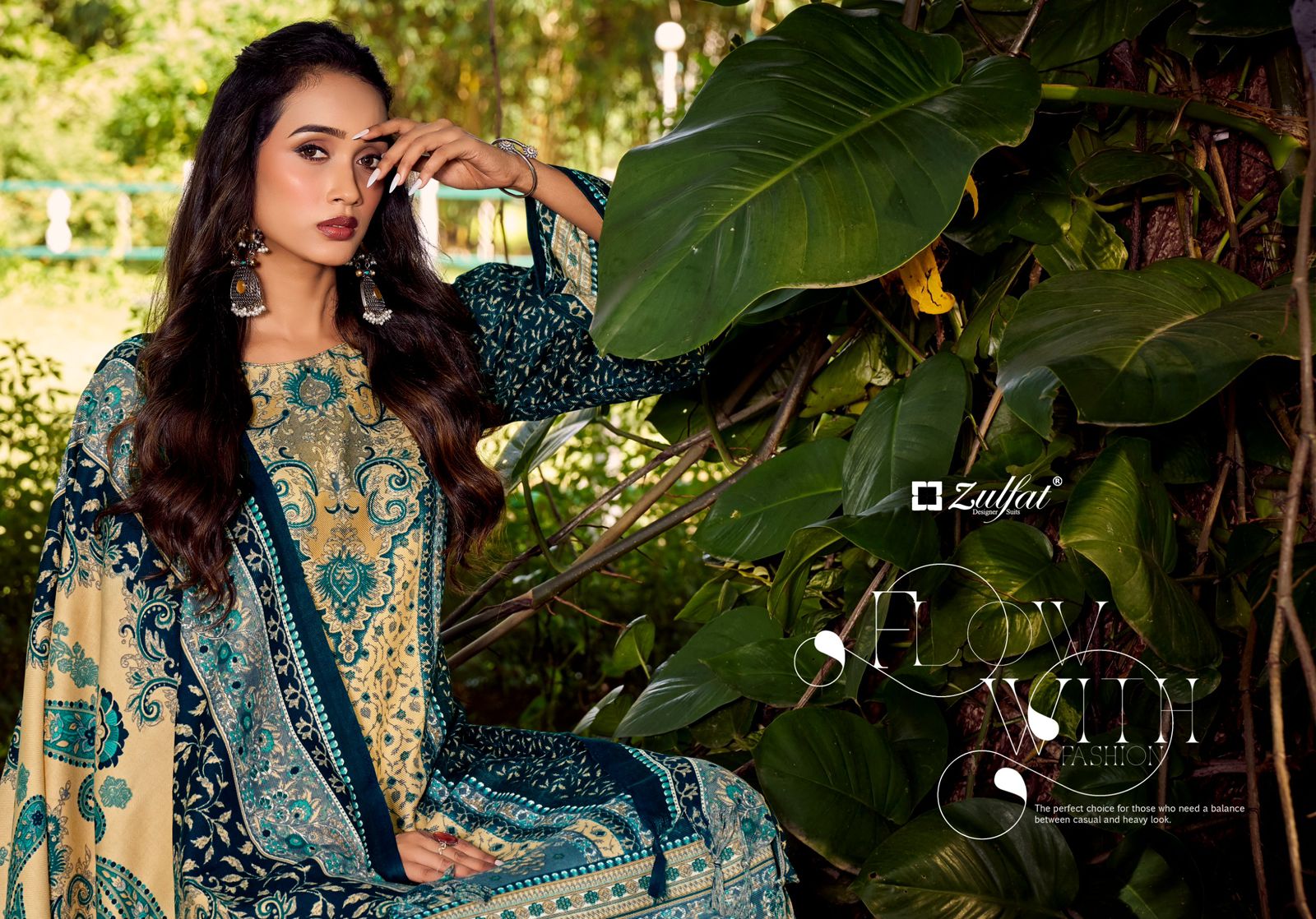 Zulfat Designer Suits – Naaz