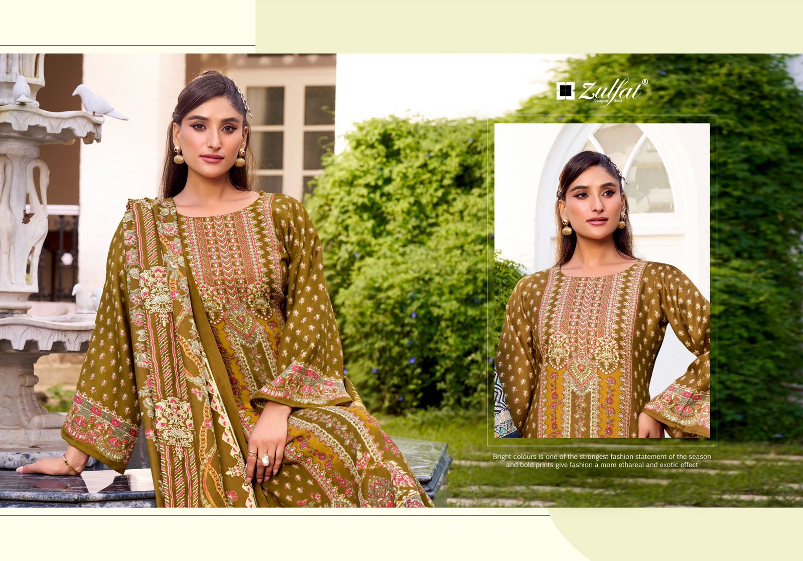 Zulfat Designer Suits – Naaz