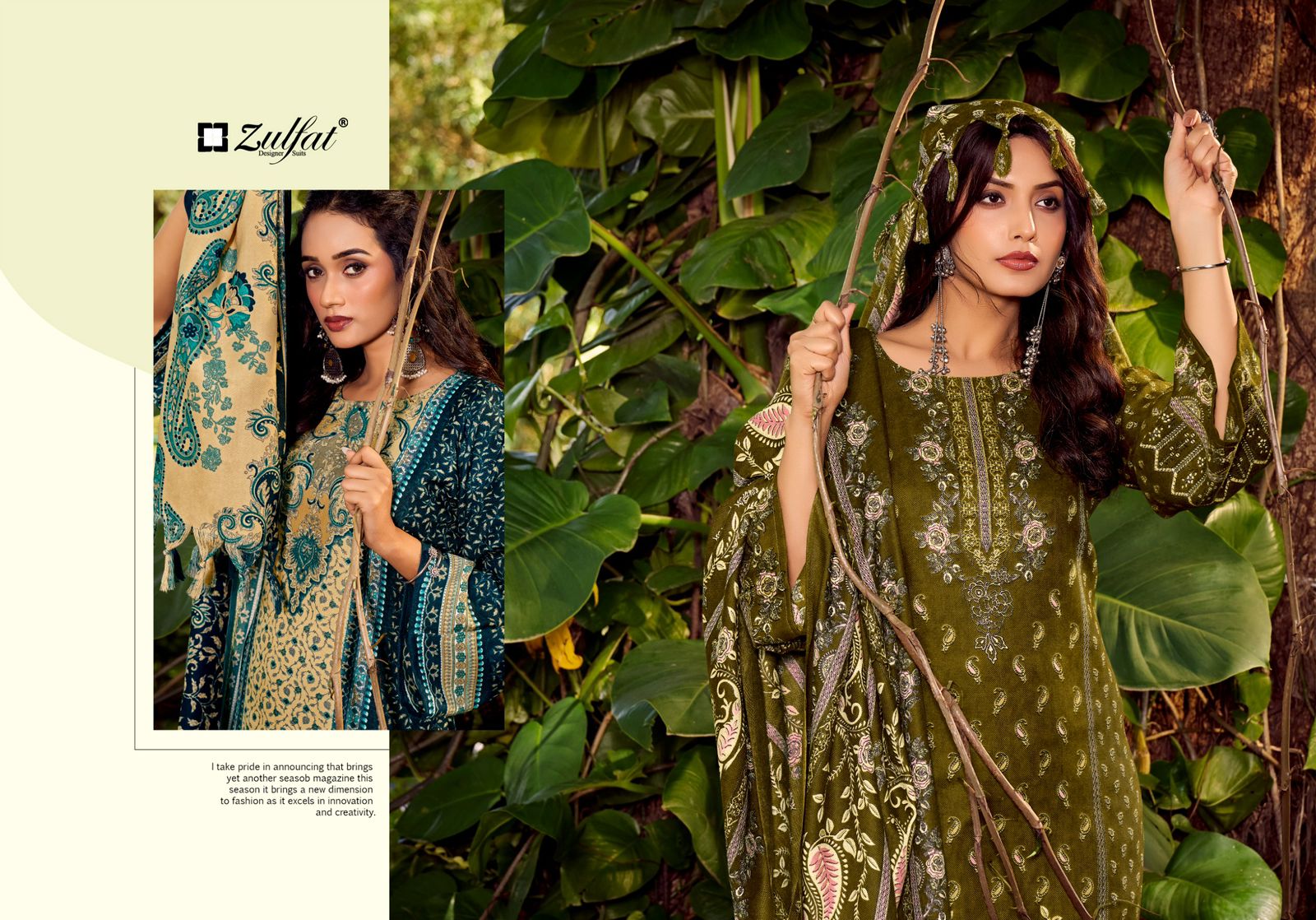 Zulfat Designer Suits – Naaz