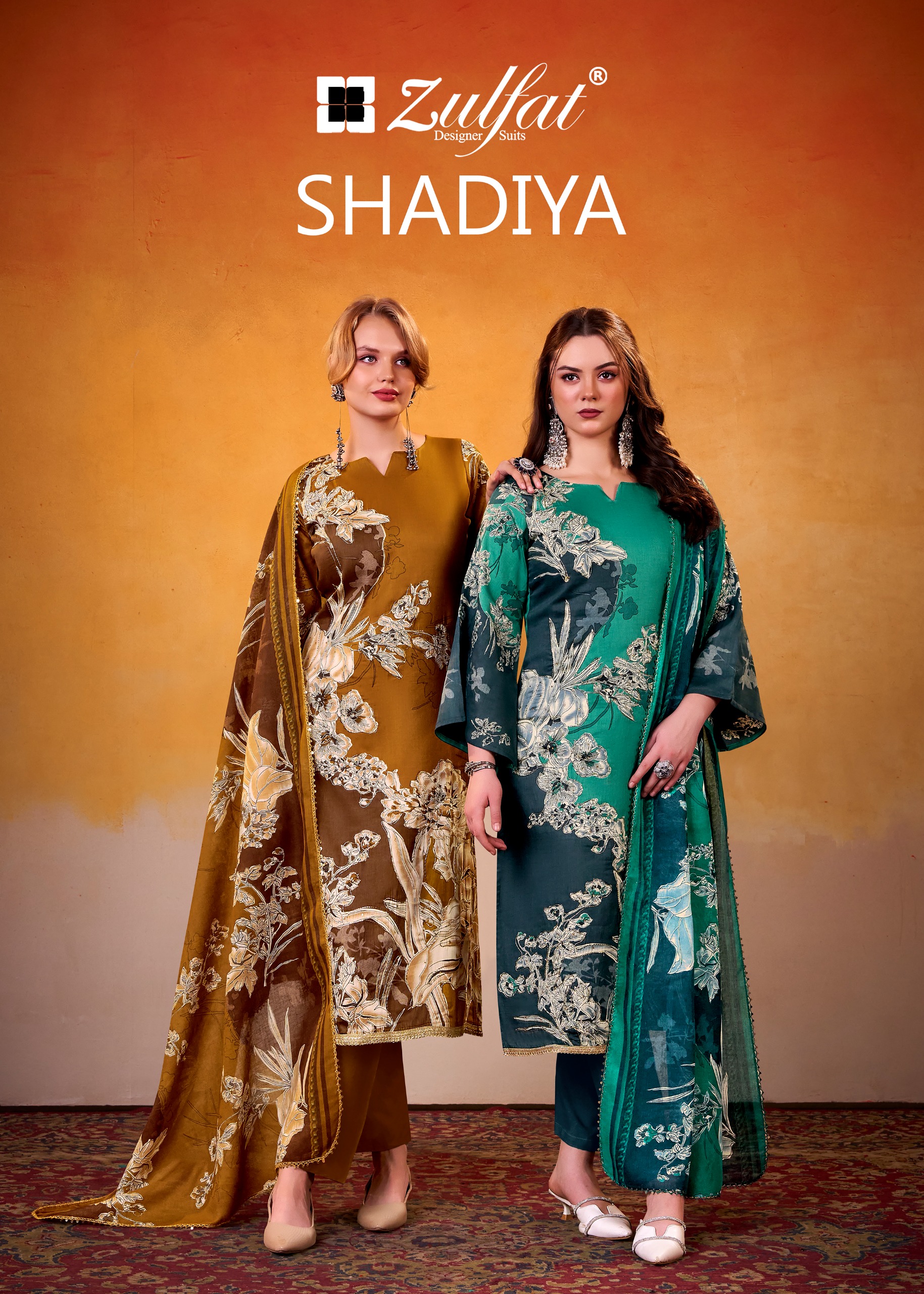 Zulfat Designer Suits – Shadiya     Salwar Suit Wholesale Catalog Any Occasion