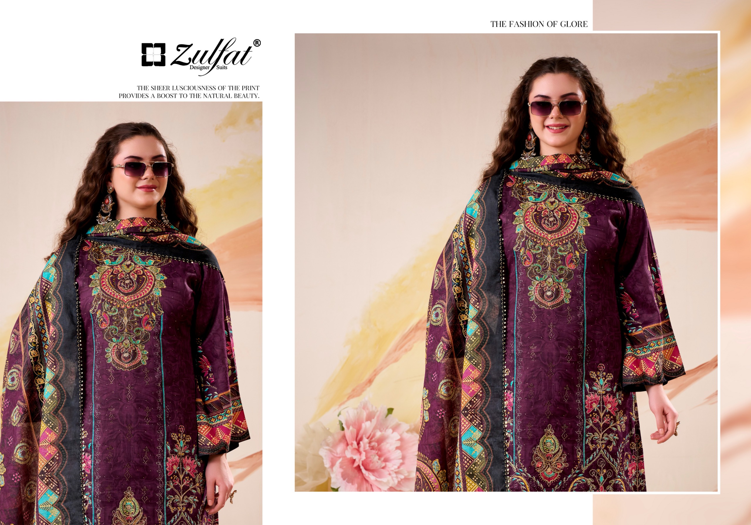 Zulfat Designer Suits - Falak Zulfat Designer Suits – Falak