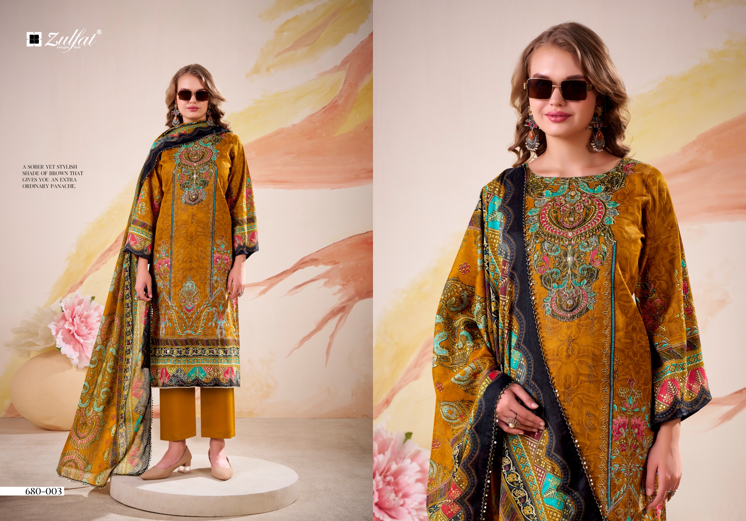 Zulfat Designer Suits - Falak Zulfat Designer Suits – Falak